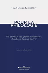 Pour la philologie