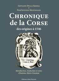 Chronique De La Corse, Des Origines A 1546