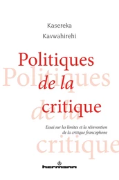 Politiques de la critique