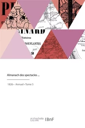 Almanach des spectacles