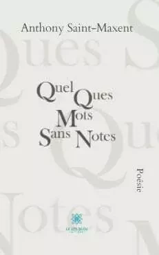 Quelques mots, sans notes - Anthony Saint Maxent - LE LYS BLEU