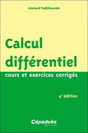 Calcul différentiel 4e édition