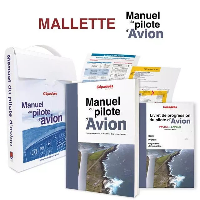 Mallette du Manuel du pilote d'avion - 19e édition -  Collectif - CEPADUES