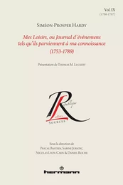 Mes Loisirs, ou Journal d'événemens tels qu'ils parviennent à ma connoissance (1753-1789), Volume 9