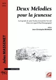 Deux Mélodies pour la jeunesse