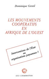 Les mouvements coopératifs en Afrique de l'Ouest