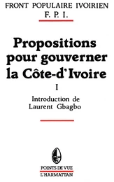 Propositions pour gouverner la Côte-d'Ivoire