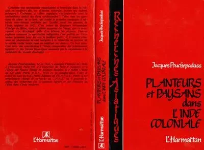 Planteurs et paysans dans l'Inde coloniale -  - Editions L'Harmattan