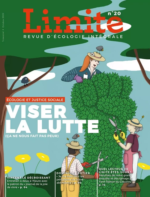 Viser la lutte -- Revue Limite no 20 - Rédaction Limite - PREMIERE PARTIE