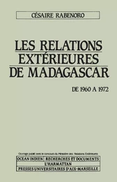 Relations extérieures de Madagascar, de 1960 à 1972