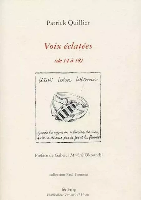 VOIX ECLATEES - Patrick Quillier - FEDEROP