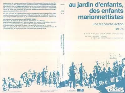 Au jardin d'enfants, des enfants marionnettistes -  - Editions L'Harmattan