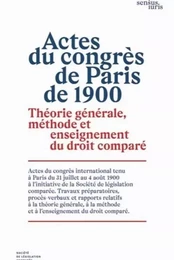 Actes du congrès de Paris de 1900