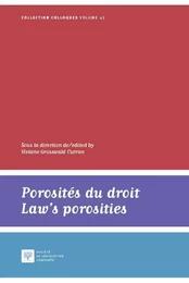 Porosités du droit / Law's porosities