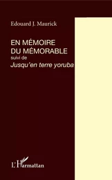 En mémoire du mémorable