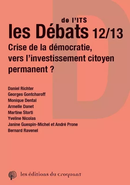 Les débats de l'ITS 12-13 -  Collectif - CROQUANT