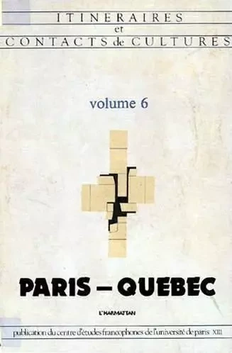 Paris-Québec -  - Editions L'Harmattan