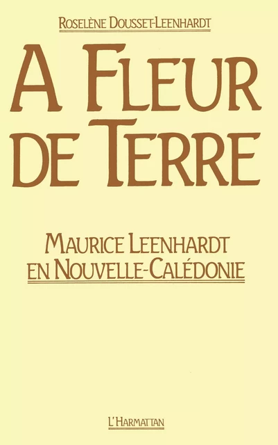 A fleur de terre -  - Editions L'Harmattan