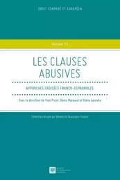 LES CLAUSES ABUSIVES, APPROCHES CROISÉES FRANCO-ESPAGNOLES