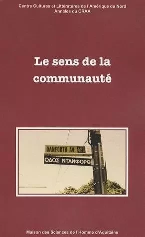 ANNALES DU CRAA (CENTRE DE RECHERCHES SUR L'AMERIQUE ANGLOPHONE/MSHA) . NOUVELLE SERIE. N 30. LE SEN -  - MSH AQUITAINE