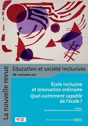 Revue NR-ESI n° 92. L’Éducation inclusive face à l'innovation ordinaire