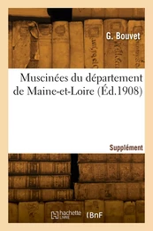 Muscinées du département de Maine-et-Loire. Supplément Numéro 3