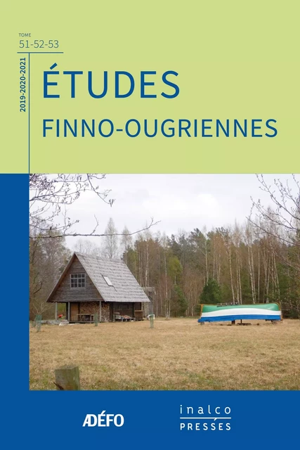 Études finno-ougriennes - Eva Toulouze - INALCO PRESSES