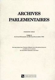 Archives parlementaires - tome C1