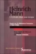 L'écrivain dans son temps - essai sur la littérature française, 1780-1930