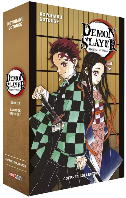 Coffret Demon Slayer T21 + Fanbook N°01 - Koyoharu Gotouge - PANINI