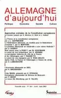 ALLEMAGNE D'AUJOURD'HUI, N 164/AVR.-JUIN 2003 -  - PU SEPTENTRION