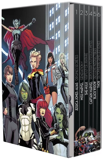 Coffret Marvel Super-héroïnes - COMPTE FERME -  - PANINI