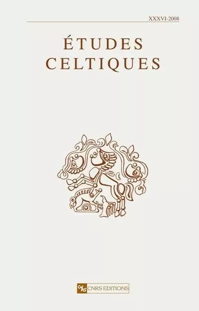 Etudes celtiques -  Collectif - CNRS editions