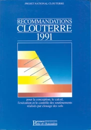 Recommandations Clouterre 1991