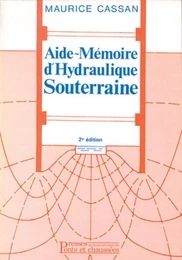 AIDE-MEMOIRE D'HYDRAULIQUE SOUTERRAINE