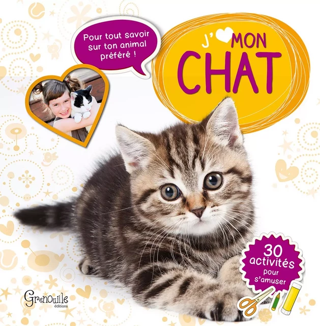 J'aime mon chat -  Collectif - GRENOUILLE