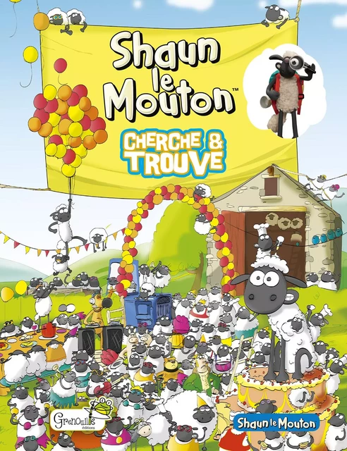 SHAUN LE MOUTON CHERCHE ET TROUVE -  Collectif - GRENOUILLE