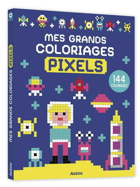 MES GRANDS COLORIAGES - PIXELS -  - AUZOU EDITIONS