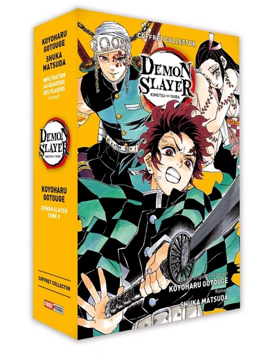 Coffret Demon Slayer T09 + Roman jeunesse T04 -  - PANINI