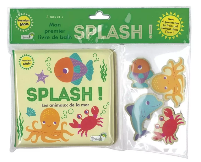 Splash - animaux de la mer (livre de bain) -  - GRENOUILLE