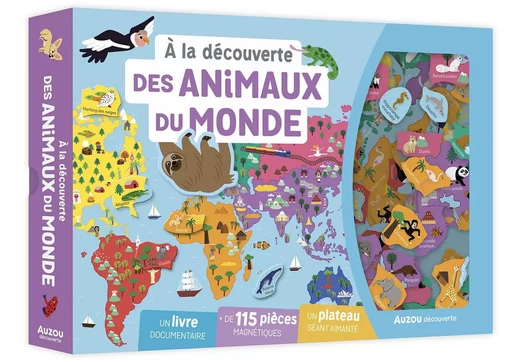 À LA DÉCOUVERTE DES ANIMAUX DU MONDE -  - AUZOU EDITIONS