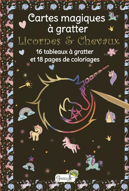 Licornes et chevaux -  Collectif - GRENOUILLE