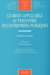 le droit applicable au personnel des entreprises publiques