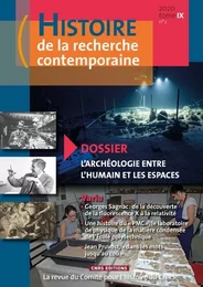 Histoire de la recherche contemporaine - tome IX. N°2