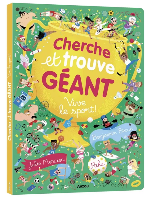 CHERCHE ET TROUVE GÉANT - VIVE LE SPORT ! -  - AUZOU EDITIONS