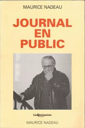 Journal en public