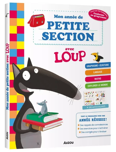 MON ANNÉE DE PETITE SECTION AVEC LOUP - Orianne Lallemand - AUZOU EDITIONS