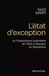 L'Etat d'exception. Crise du libéralisme et usages de la crise