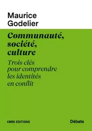 Communauté, société, culture - Trois clés pour comprendre les identités en conflit