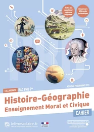 Cahier activités Histoire-Géographie 2de pro, édition 2023